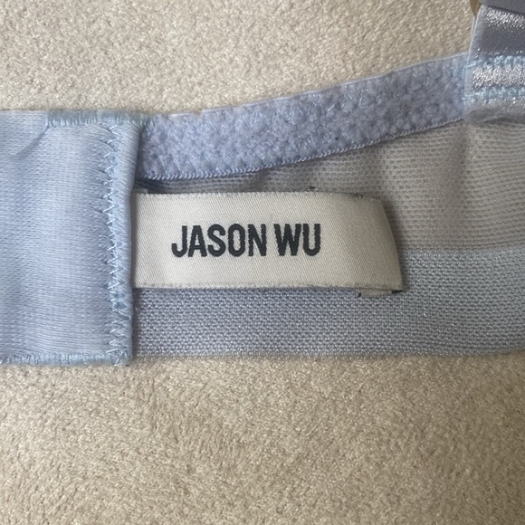 Jason Wu, mesh demi bustier bra, light blue periwinkle, super light weight XL - Picture 7 of 10